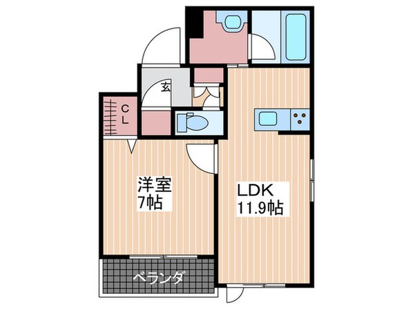 モントレゾールの物件間取画像